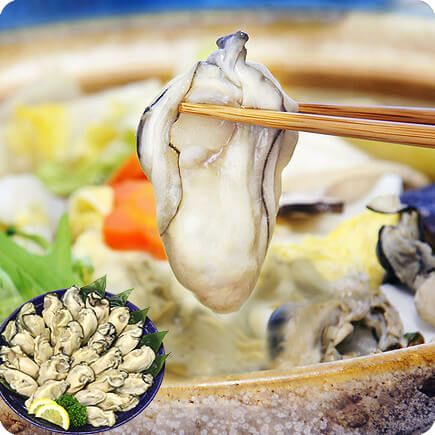 ジャンボ広島かき2kg（1kg/約25粒×2袋）化粧箱入り 母の日 | 越前かに