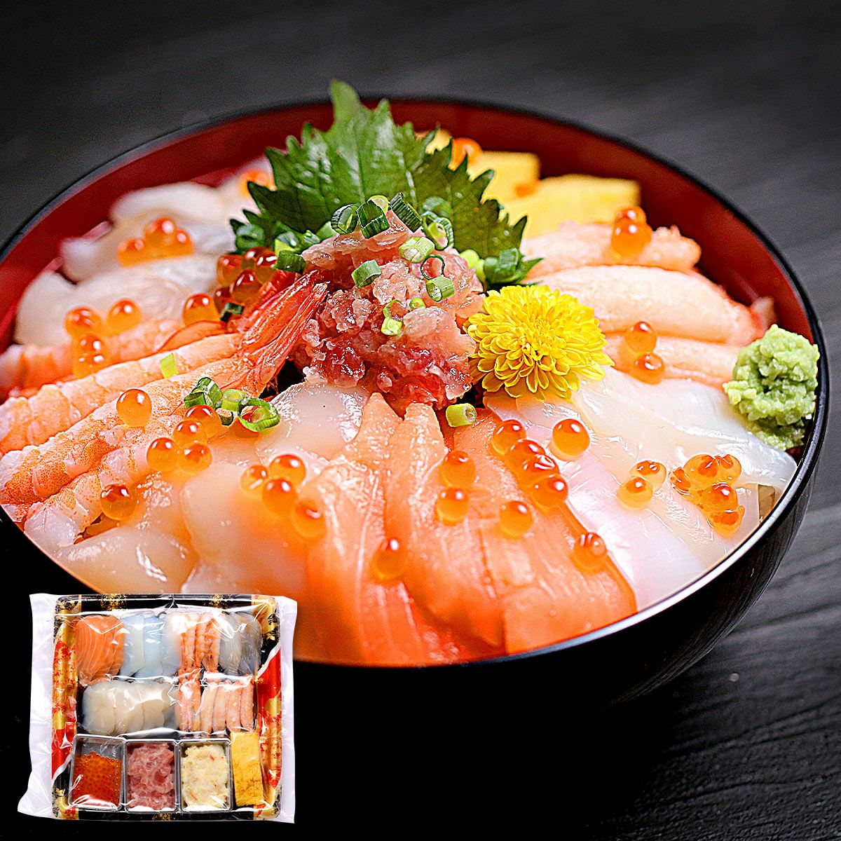 甲羅組のお手軽 海鮮10種セット