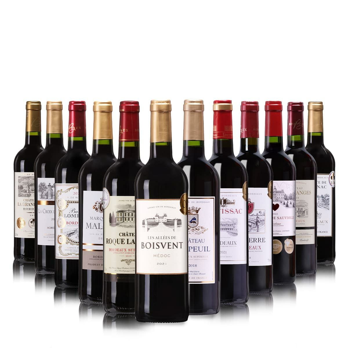 金賞ボルドー赤ワイン12本 1本あたり823円♪ 今だけ！格上産地3本入り