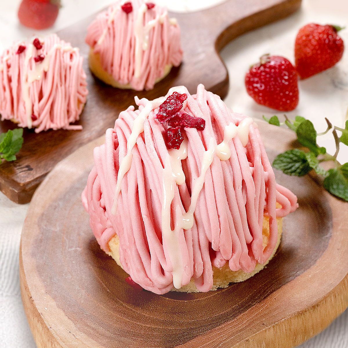 白桃チーズ＆チョコケーキセット 2種4号