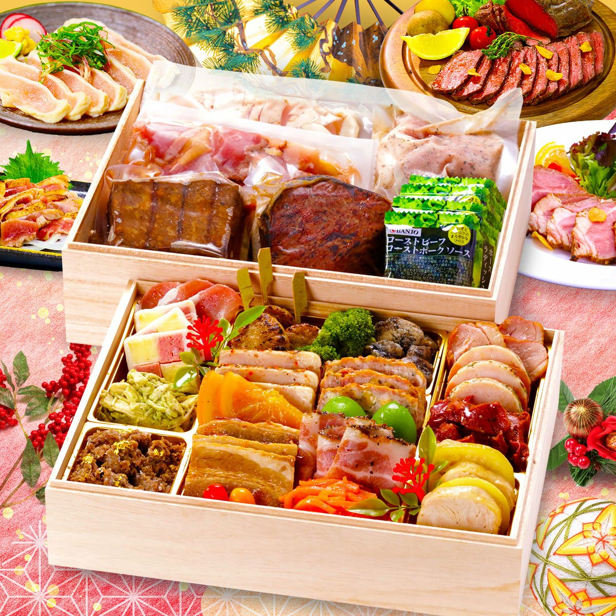送料無料19,980円】【数量限定】甲羅組の洋風肉おせち/オードブル