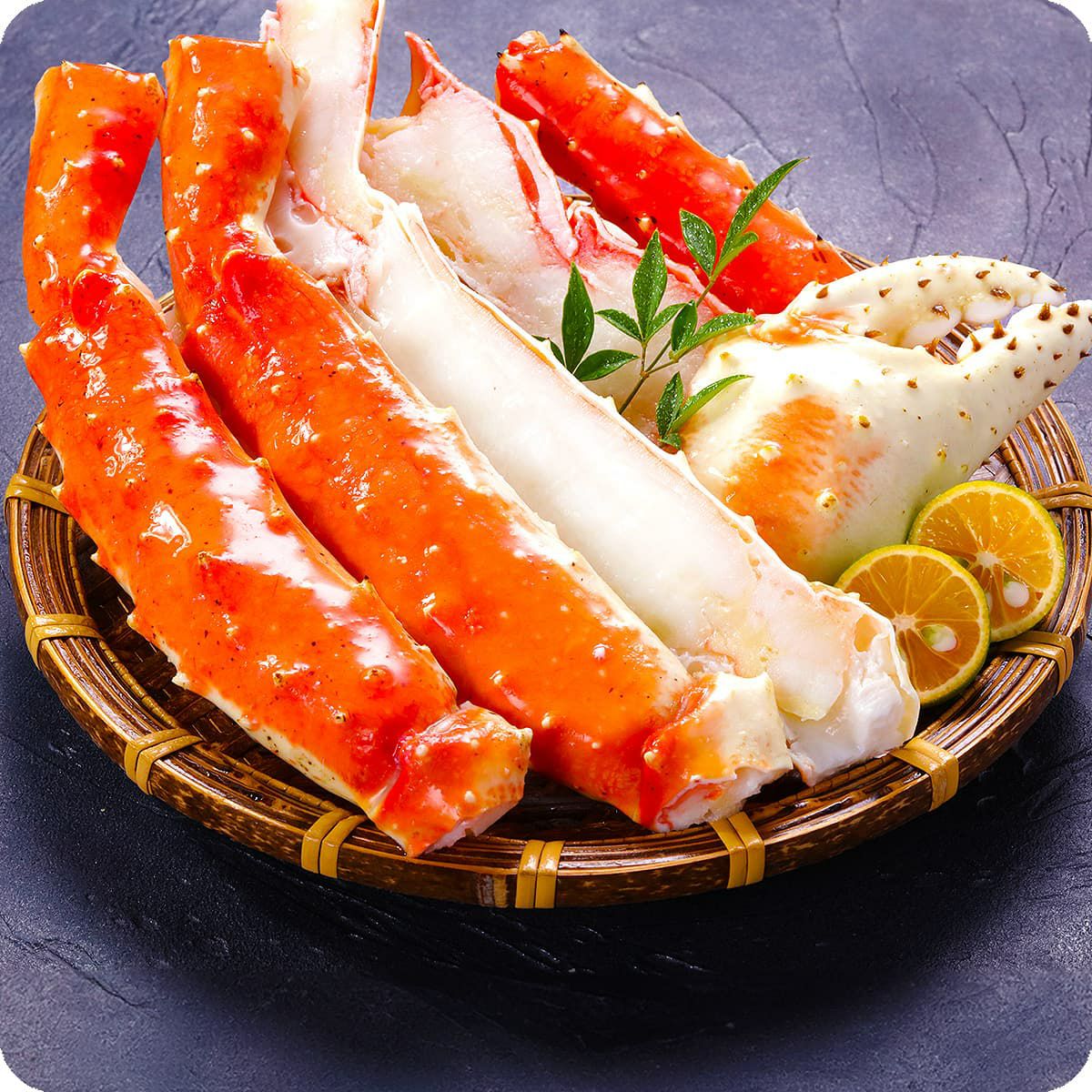 ボイルor生が選べる！⇒希少な超特大サイズたらばがに足センターカット